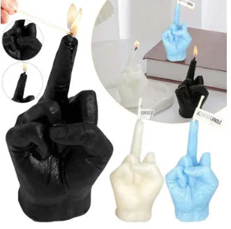 Funny Hand Gesture Scented Candle
